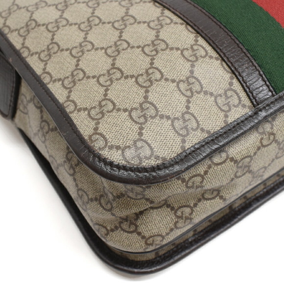 Gucci Shoulder Bag Sherry Line GG Supreme Beige - Picture 6 of 9